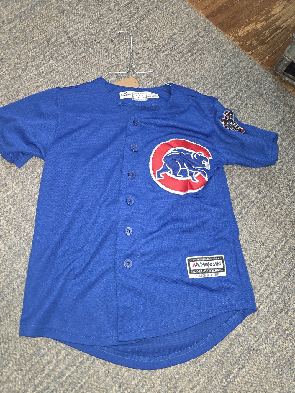 Majestic Chicago Cubs Royal Blue Kids Baseball Jersey